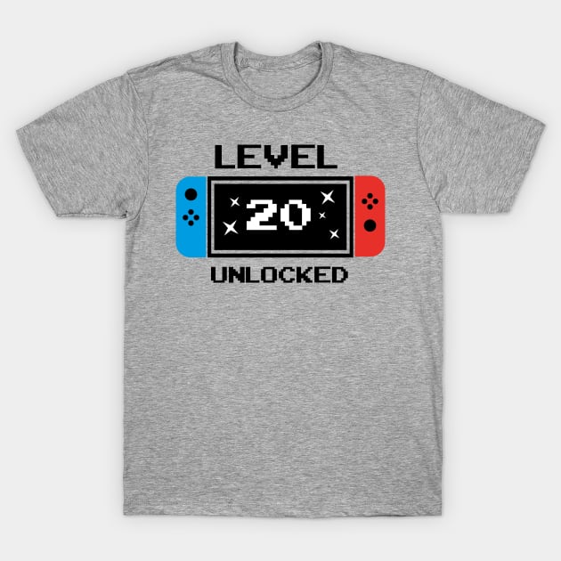 Level 20 unlocked T-Shirt by Litho